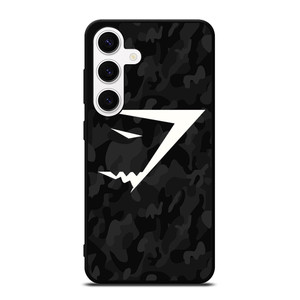 GYMSHARK BLACK CAMO Samsung Galaxy S24 Case Cover GYMSHARK BLACK CAMO Samsung Galaxy S24 Case Cover