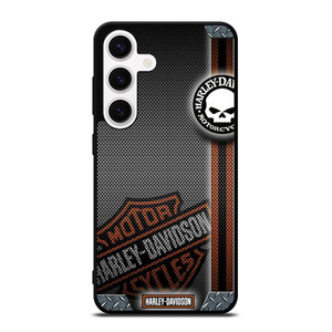 HARLEY DAVIDSON LOGO METAL TEXTURE Samsung Galaxy S24 Case Cover HARLEY DAVIDSON LOGO METAL TEXTURE Samsung Galaxy S24 Case Cover