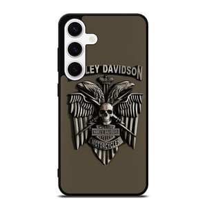HARLEY DAVIDSON MOTORCYCLES LOGO METAL Samsung Galaxy S24 Case Cover HARLEY DAVIDSON MOTORCYCLES LOGO METAL Samsung Galaxy S24 Case Cover