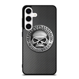 HARLEY DAVIDSON MOTORCYCLES SKULL LOGO CARBON Samsung Galaxy S24 Case Cover HARLEY DAVIDSON MOTORCYCLES SKULL LOGO CARBON Samsung Galaxy S24 Case Cover
