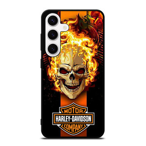 HARLEY DAVIDSON SKULL FIRE Samsung Galaxy S24 Case Cover HARLEY DAVIDSON SKULL FIRE Samsung Galaxy S24 Case Cover