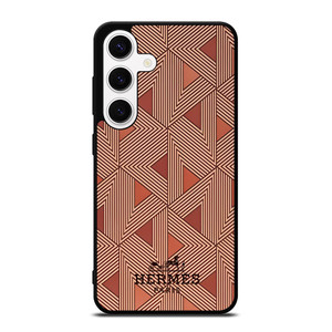HERMES PARIS PATTERN BROWN Samsung Galaxy S24 Case Cover HERMES PARIS PATTERN BROWN Samsung Galaxy S24 Case Cover