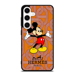 HERMES PARIS PATTERN MICKEY MOUSE DISNEY Samsung Galaxy S24 Case Cover HERMES PARIS PATTERN MICKEY MOUSE DISNEY Samsung Galaxy S24 Case Cover