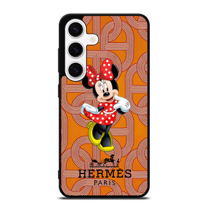 HERMES PARIS PATTERN MINNIE MOUSE DISNEY Samsung Galaxy S24 Case Cover HERMES PARIS PATTERN MINNIE MOUSE DISNEY Samsung Galaxy S24 Case Cover