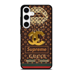 LOUIS VUITTON CHANEL SUPREME GUCCI PATTERN Samsung Galaxy S24 Case Cover LOUIS VUITTON CHANEL SUPREME GUCCI PATTERN Samsung Galaxy S24 Case Cover