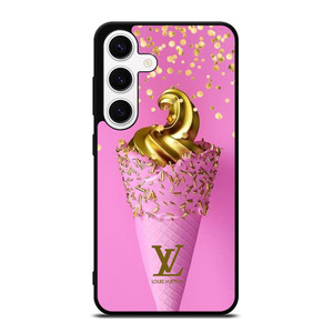 LOUIS VUITTON LOGO GOLDEN ICE CREAM ICON Samsung Galaxy S24 Case Cover