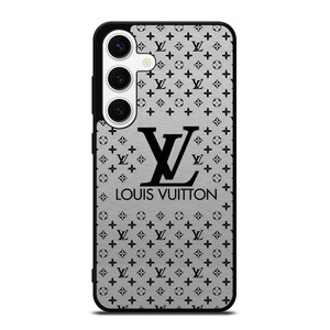 LOUIS VUITTON LV LOGO GRAY Samsung Galaxy S24 Case Cover LOUIS VUITTON LV LOGO GRAY Samsung Galaxy S24 Case Cover