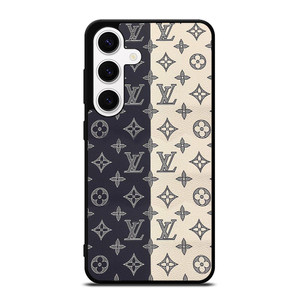LOUIS VUITTON PATTERN BLACK AND WHITE Samsung Galaxy S24 Case Cover