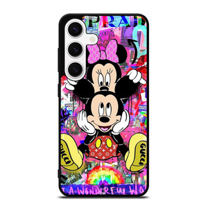 MICKEY MINNIE MOUSE DISNEY GUCCI PRADA OFF WHITE NIKE Samsung Galaxy S24 Case Cover MICKEY MINNIE MOUSE DISNEY GUCCI PRADA OFF WHITE NIKE Samsung Galaxy S24 Case Cover