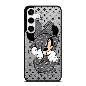 MINNIE MOUSE DISNEY FEAT LOUIS VUITTON LV GRAY Samsung Galaxy S24 Case Cover MINNIE MOUSE DISNEY FEAT LOUIS VUITTON LV GRAY Samsung Galaxy S24 Case Cover