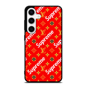 NEW SUPREME LOUIS VUITTON Samsung Galaxy S24 Case Cover NEW SUPREME LOUIS VUITTON Samsung Galaxy S24 Case Cover