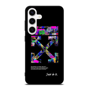 OFF WHITE LOGO JUST DO IT NIKE Samsung Galaxy S24 Case Cover OFF WHITE LOGO JUST DO IT NIKE Samsung Galaxy S24 Case Cover