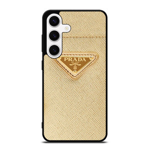 PRADA LOGO GOLD Samsung Galaxy S24 Case Cover PRADA LOGO GOLD Samsung Galaxy S24 Case Cover