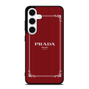 PRADA LOGO RED STRIPE Samsung Galaxy S24 Case Cover PRADA LOGO RED STRIPE Samsung Galaxy S24 Case Cover