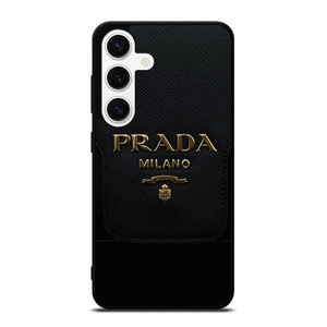 PRADA MILANO BLACK Samsung Galaxy S24 Case Cover PRADA MILANO BLACK Samsung Galaxy S24 Case Cover