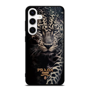 PRADA MILANO LOGO LEOPARD Samsung Galaxy S24 Case Cover PRADA MILANO LOGO LEOPARD Samsung Galaxy S24 Case Cover