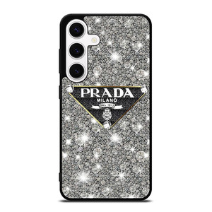 PRADA MILANO LOGO ON DIAMOND Samsung Galaxy S24 Case Cover