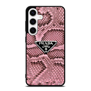 PRADA MILANO LOGO PINK SNAKE TEXTURE Samsung Galaxy S24 Case Cover PRADA MILANO LOGO PINK SNAKE TEXTURE Samsung Galaxy S24 Case Cover