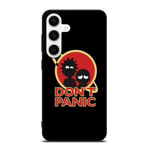 RICK AND MORTY DONT PANIC Samsung Galaxy S24 Case Cover RICK AND MORTY DONT PANIC Samsung Galaxy S24 Case Cover