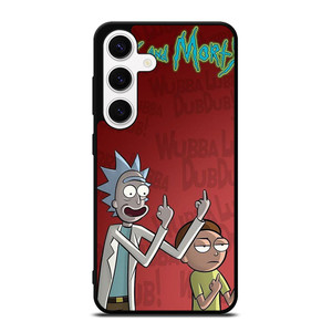 RICK AND MORTY MIDDLE FINGER Samsung Galaxy S24 Case Cover RICK AND MORTY MIDDLE FINGER Samsung Galaxy S24 Case Cover