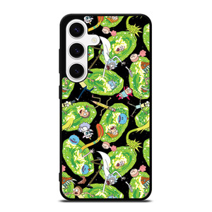 RICK AND MORTY PATTERN ALL Samsung Galaxy S24 Case Cover RICK AND MORTY PATTERN ALL Samsung Galaxy S24 Case Cover