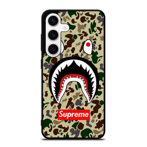 SHARK CAMO BATHING APE SUPREME Samsung Galaxy S24 Case Cover SHARK CAMO BATHING APE SUPREME Samsung Galaxy S24 Case Cover