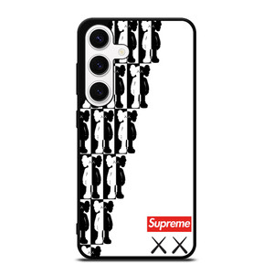SUPREME KAWS BLACK WHITE Samsung Galaxy S24 Case Cover SUPREME KAWS BLACK WHITE Samsung Galaxy S24 Case Cover