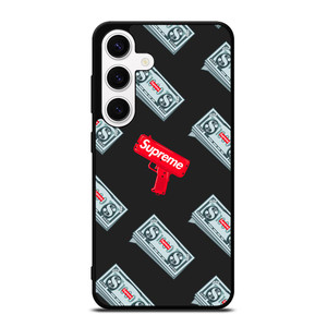 SUPREME MONEY GUN Samsung Galaxy S24 Case Cover SUPREME MONEY GUN Samsung Galaxy S24 Case Cover