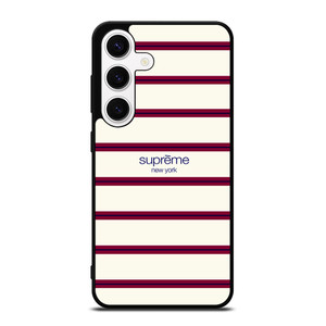 SUPREME NEW YORK RED STRIPE Samsung Galaxy S24 Case Cover SUPREME NEW YORK RED STRIPE Samsung Galaxy S24 Case Cover