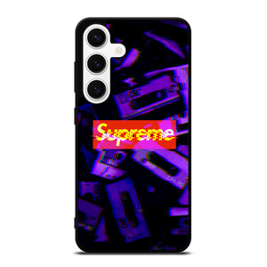 SUPREME PURPLE CASSETTE GLITCH Samsung Galaxy S24 Case Cover SUPREME PURPLE CASSETTE GLITCH Samsung Galaxy S24 Case Cover