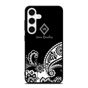 VERA BRADLEY BLACK AND WHITE Samsung Galaxy S24 Case Cover