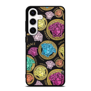 VERSACE COLORFUL LOGO Samsung Galaxy S24 Case Cover