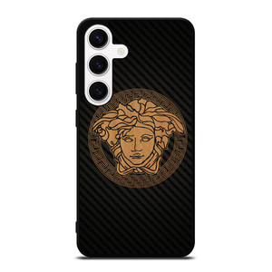 VERSACE WOOD AND CARBON LOGO Samsung Galaxy S24 Case Cover VERSACE WOOD AND CARBON LOGO Samsung Galaxy S24 Case Cover