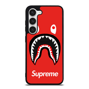 BAPE SHARK SUPREME RED Samsung Galaxy S23 Case Cover BAPE SHARK SUPREME RED Samsung Galaxy S23 Case Cover
