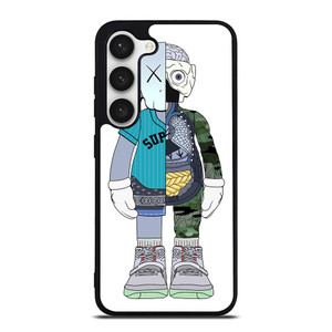 BEARBRICK X SUPREME X KAWS Samsung Galaxy S23 Case Cover BEARBRICK X SUPREME X KAWS Samsung Galaxy S23 Case Cover
