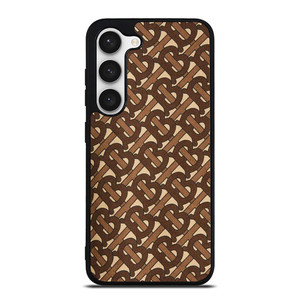BROWN BURBERRY LOGO PATTERN EMBLEM Samsung Galaxy S23 Case Cover BROWN BURBERRY LOGO PATTERN EMBLEM Samsung Galaxy S23 Case Cover
