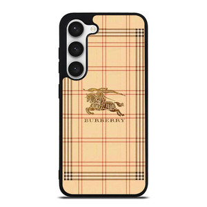 BURBERRY LOGO PATTERN ICON Samsung Galaxy S23 Case Cover BURBERRY LOGO PATTERN ICON Samsung Galaxy S23 Case Cover