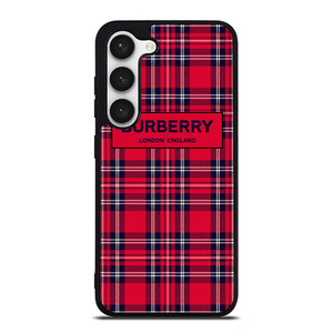 BURBERRY LONDON ENGLAND RED PATTERN Samsung Galaxy S23 Case Cover BURBERRY LONDON ENGLAND RED PATTERN Samsung Galaxy S23 Case Cover