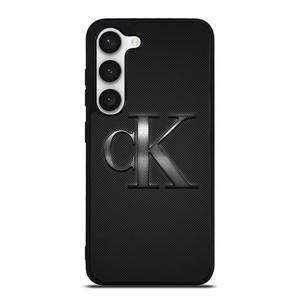 CALVIN CLEIN CK LOGO carbon Samsung Galaxy S23 Case Cover CALVIN CLEIN CK LOGO carbon Samsung Galaxy S23 Case Cover
