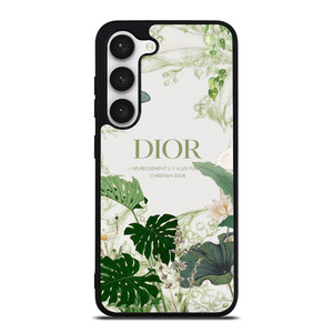 CHRISTIAN DIOR PARIS FLORAL GREEN Samsung Galaxy S23 Case Cover CHRISTIAN DIOR PARIS FLORAL GREEN Samsung Galaxy S23 Case Cover