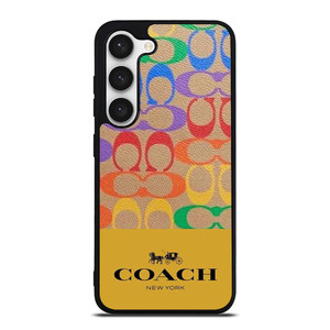COACH NEW YORK ICON LOGO Samsung Galaxy S23 Case Cover COACH NEW YORK ICON LOGO Samsung Galaxy S23 Case Cover