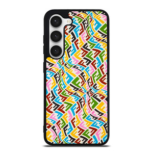 FENDI LOGO COLORFUL Samsung Galaxy S23 Case Cover FENDI LOGO COLORFUL Samsung Galaxy S23 Case Cover