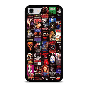 HORROR MOVIES POSTERS COLLAGE iPhone SE 2022 Case Cover HORROR MOVIES POSTERS COLLAGE iPhone SE 2022 Case Cover