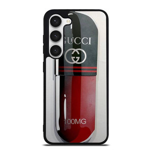 GUCCI LOGO 100 MG DRUGS ICON Samsung Galaxy S23 Case Cover GUCCI LOGO 100 MG DRUGS ICON Samsung Galaxy S23 Case Cover