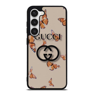 GUCCI LOGO BUTTERFLIES Samsung Galaxy S23 Case Cover GUCCI LOGO BUTTERFLIES Samsung Galaxy S23 Case Cover