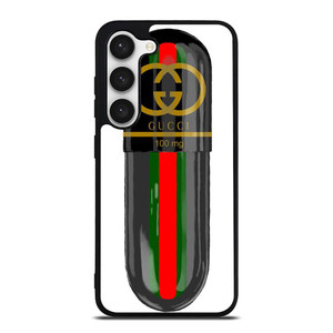 GUCCI LOGO DRUGS 100 MG ICON Samsung Galaxy S23 Case Cover GUCCI LOGO DRUGS 100 MG ICON Samsung Galaxy S23 Case Cover