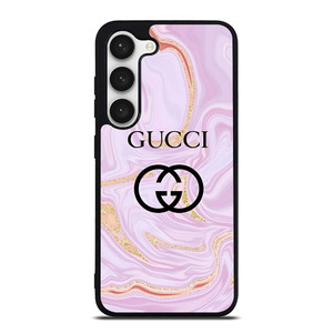 GUCCI LOGO EMBLEM ON PINK MARBLE Samsung Galaxy S23 Case Cover GUCCI LOGO EMBLEM ON PINK MARBLE Samsung Galaxy S23 Case Cover