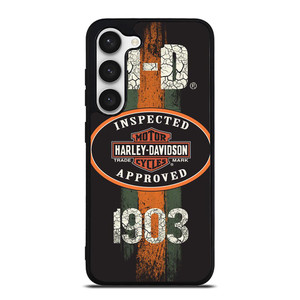 HARLEY DAVIDSON 1903 INSPECTED Samsung Galaxy S23 Case Cover HARLEY DAVIDSON 1903 INSPECTED Samsung Galaxy S23 Case Cover
