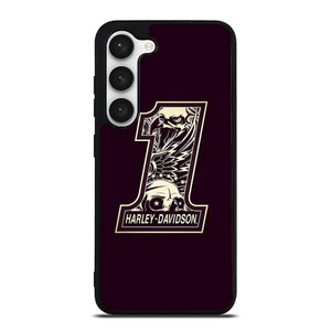 HARLEY DAVIDSON LOGO 1 SKULL LOGO Samsung Galaxy S23 Case Cover HARLEY DAVIDSON LOGO 1 SKULL LOGO Samsung Galaxy S23 Case Cover
