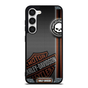 HARLEY DAVIDSON LOGO METAL TEXTURE Samsung Galaxy S23 Case Cover HARLEY DAVIDSON LOGO METAL TEXTURE Samsung Galaxy S23 Case Cover